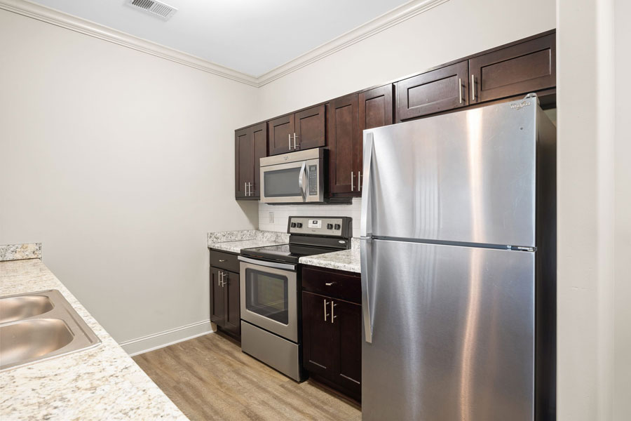 north pointe 3 bedroom kitchen area