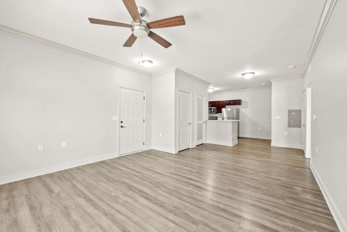 garvin pointe 1 bed 1 bath - living