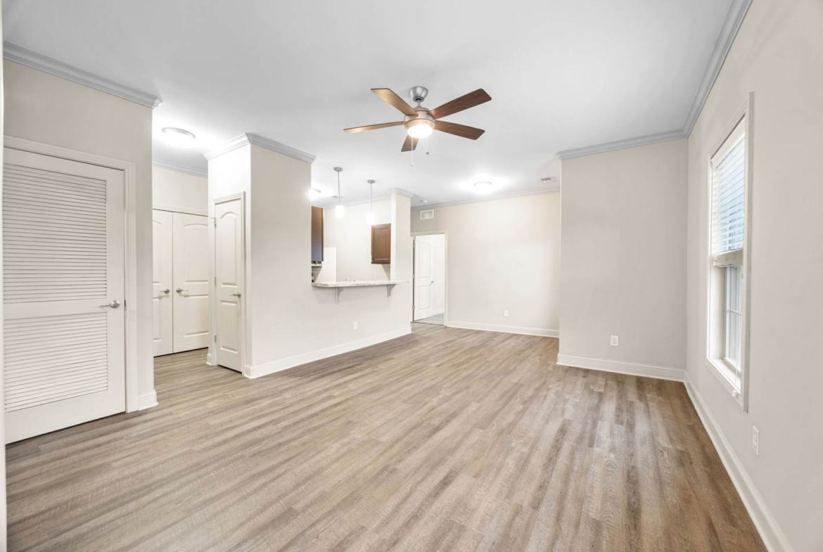 north pointe 2 bed 2 bath - living area